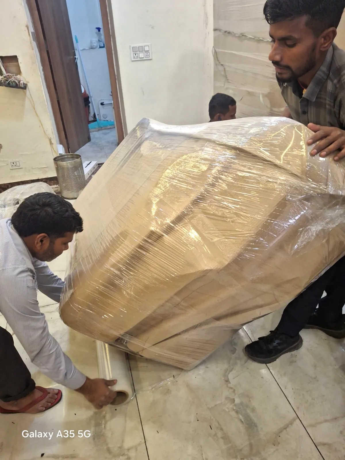 Damage free office equipment shifting and packing